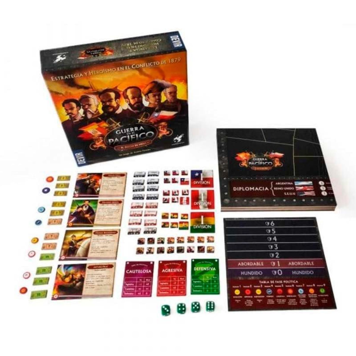 GENERICO - JUEGO DE MESA GUERRA EN EL PACIFICO NAVESPACIAL