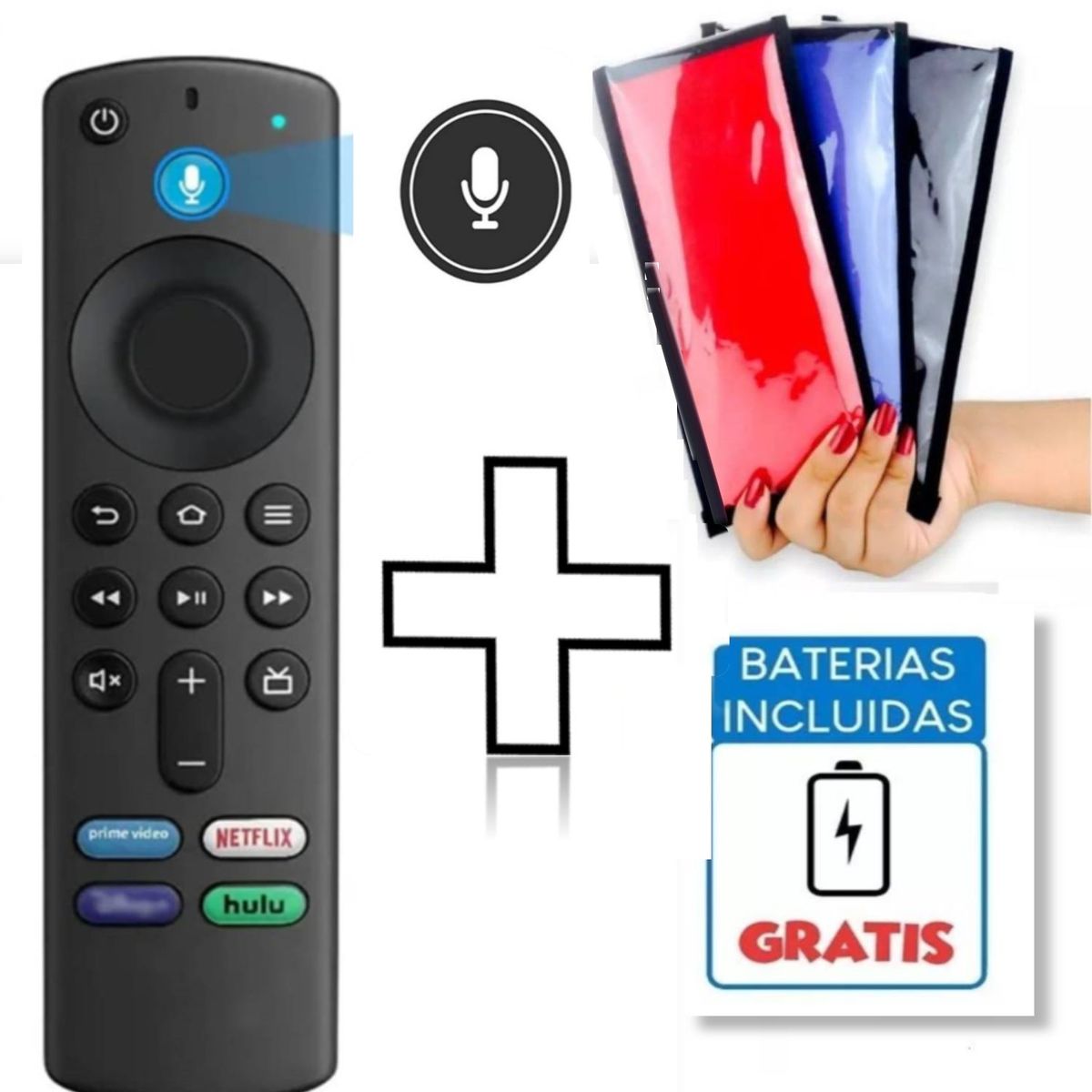 GENERICO - Control de Amazon Fire Tv stick lite 4k max Alexa con Voz  Funda