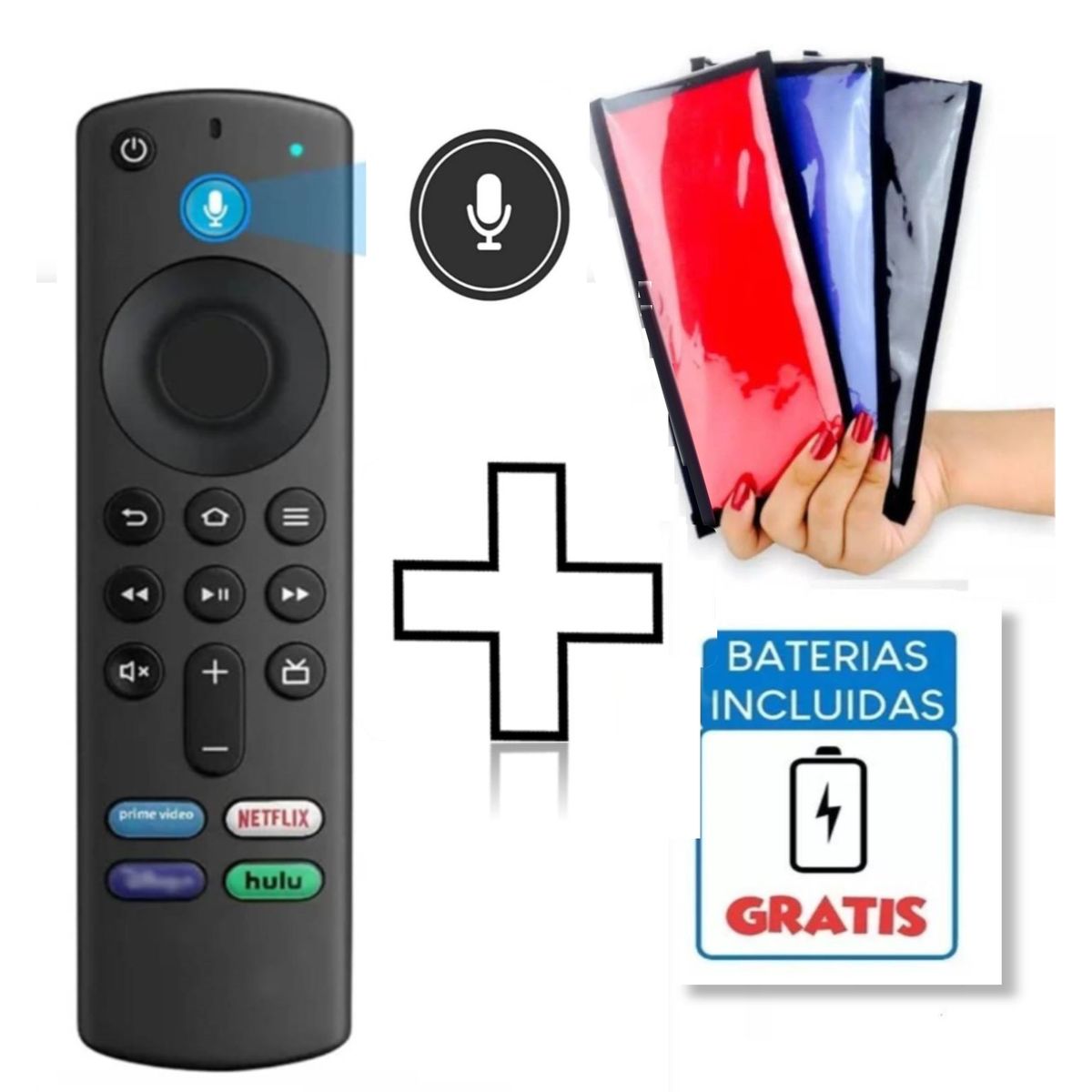 GENERICO - Control de Amazon Fire Tv stick lite 4k max Alexa con Voz  Funda