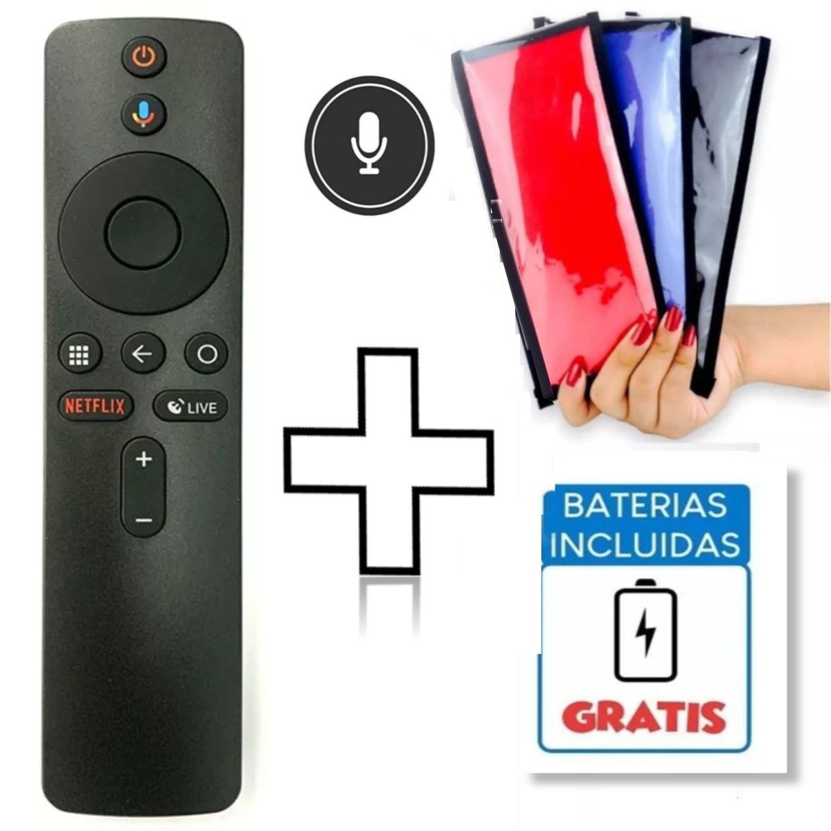 XIAOMI - Control Remoto Para Xiaomi Mi Box S 4k 2019 Android 8.1 Tv -