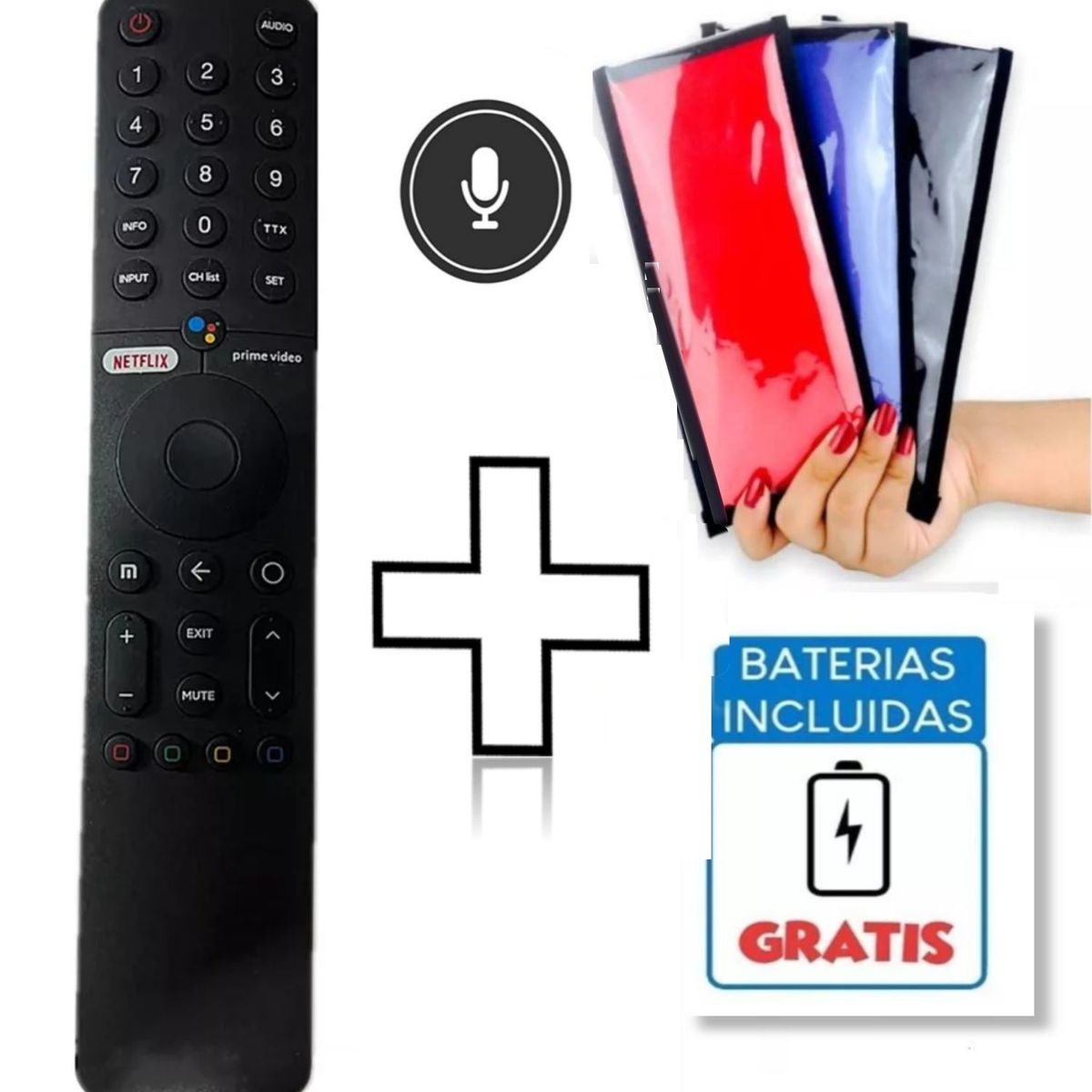 GENERICO - Control remoto Generico Para Xiaomi MI TV Modelo XMRM-19  Funda