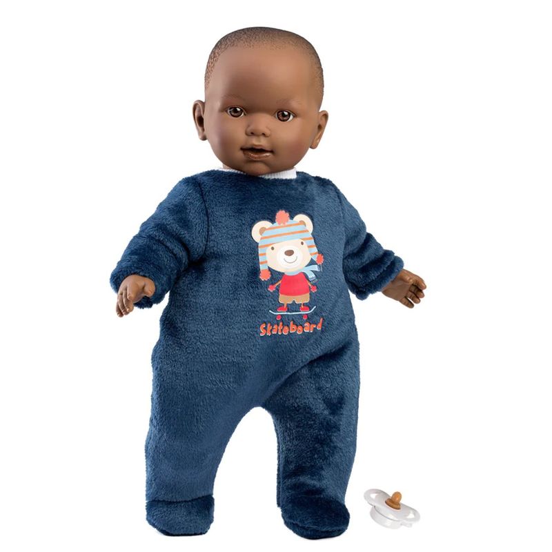 MUÑECAS REBORN - Muñeco Llorens Zareb Pijama Patinete 42cm