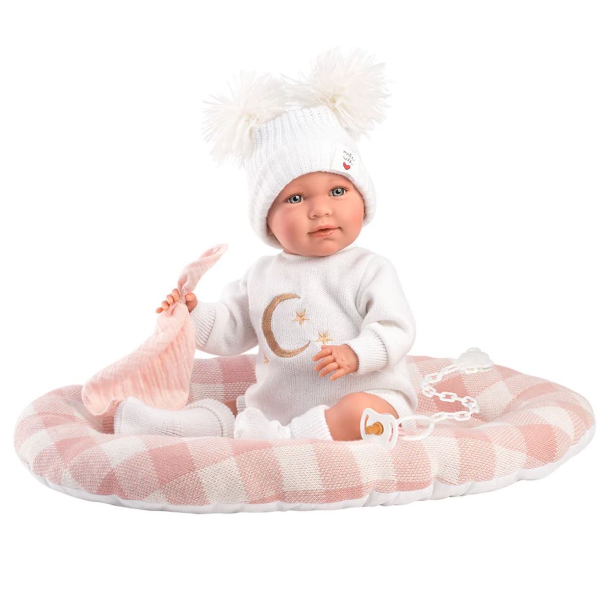 MUÑECAS REBORN - Muñeca Llorens Mimi 30 cm Llorona Bordado Luna