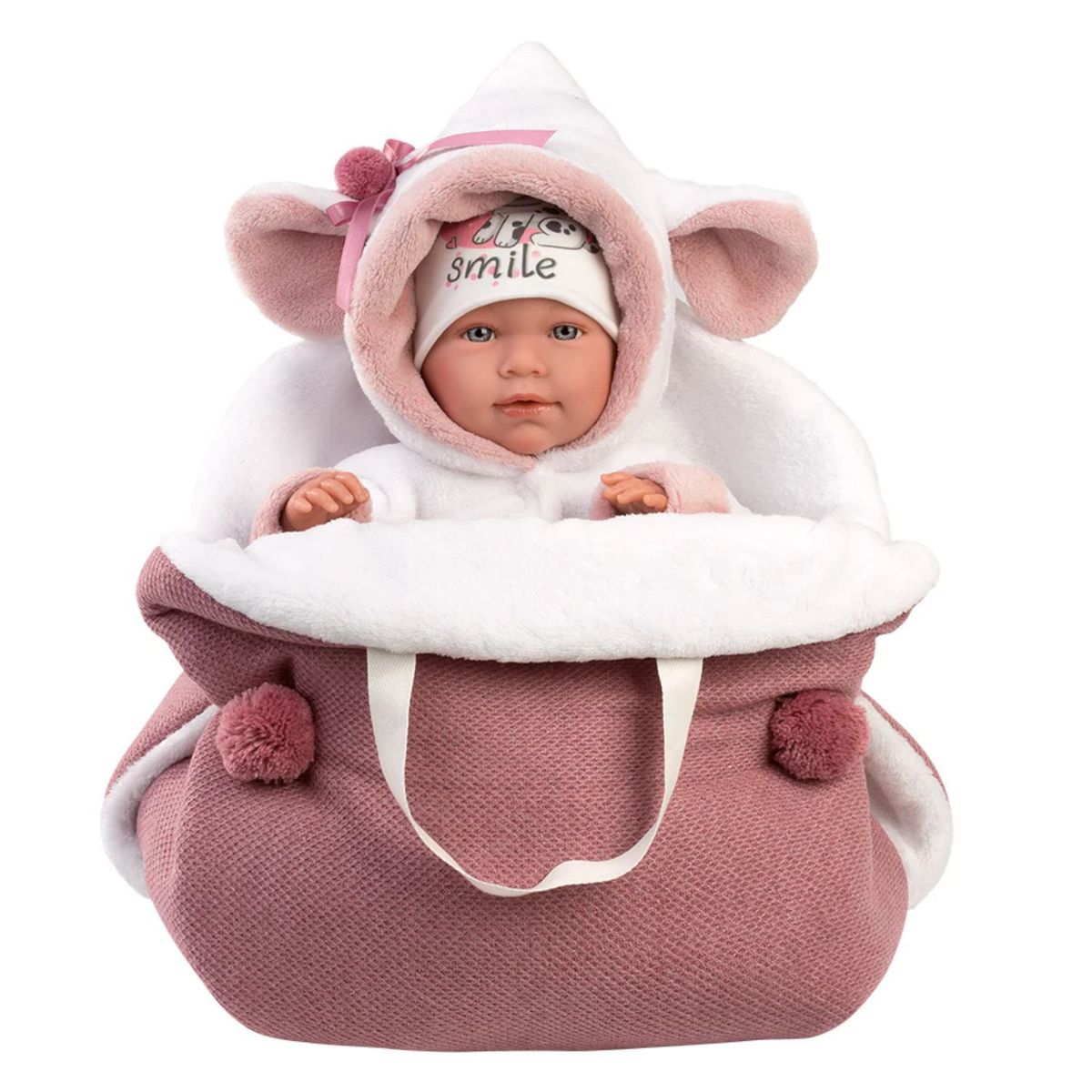 LLORENS - Muñeca Llorens Mimi Llorona 42 cm Saquito Rosa