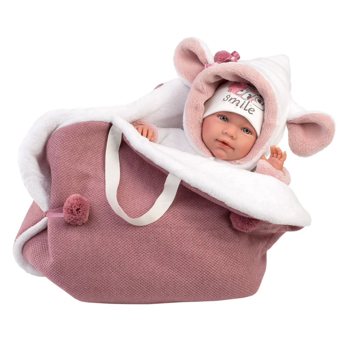 LLORENS - Muñeca Llorens Mimi Llorona 42 cm Saquito Rosa