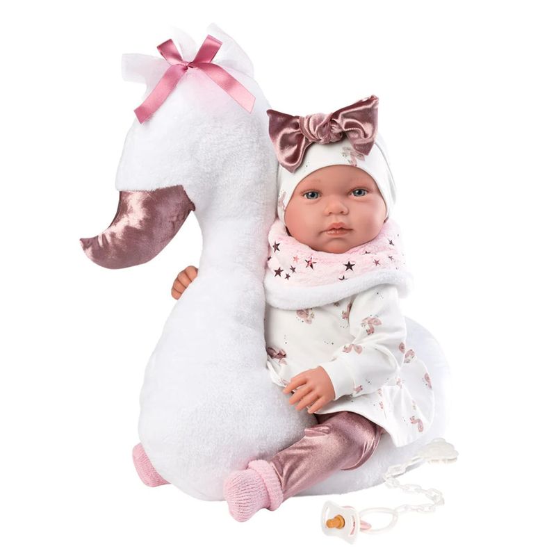 MUÑECAS REBORN - Muñeca Llorens Tina RN Llorona 44 cm Cisne