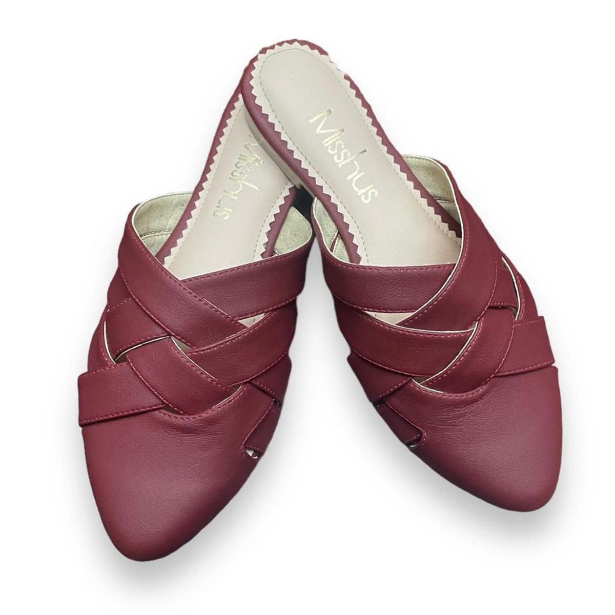 GENERICO - Zapatos mules Mujer Misshus Hilda guinda