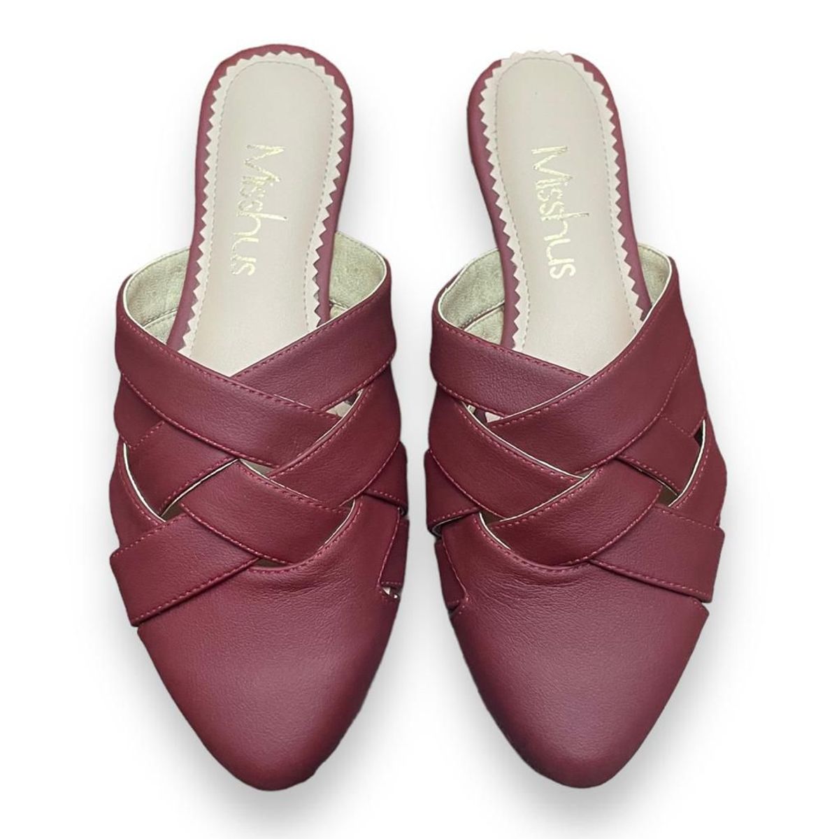 GENERICO - Zapatos mules Mujer Misshus Hilda guinda