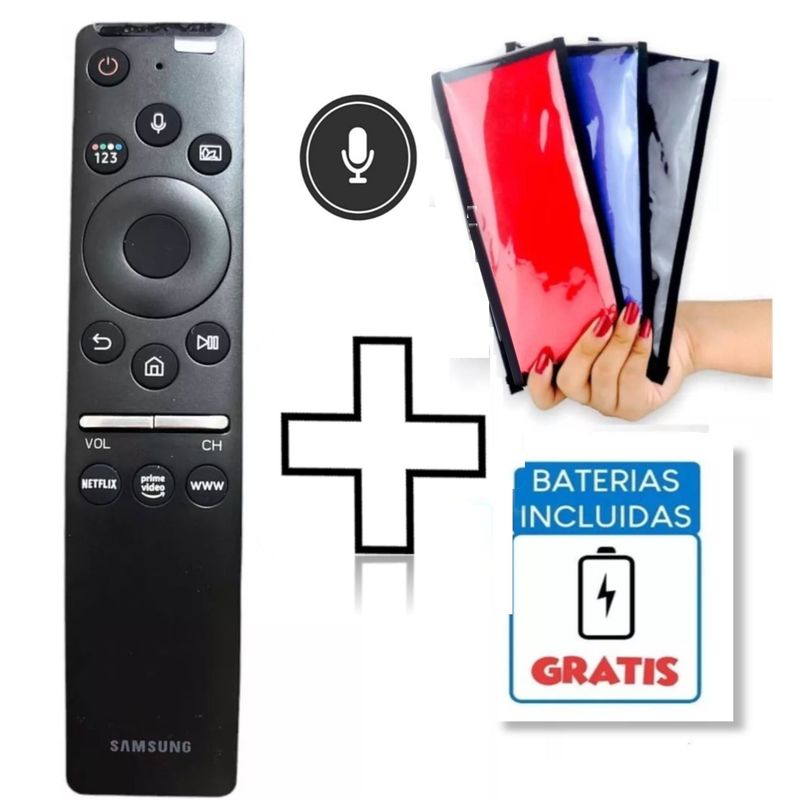 GENERICO - Control Remoto Generico Samsung Con comando Voz Bn59-01330  Funda