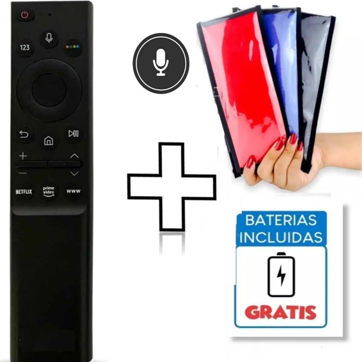 UNIVERSAL - Control Samsung Smart Tv con Voz Modelo BN59-01363  funda