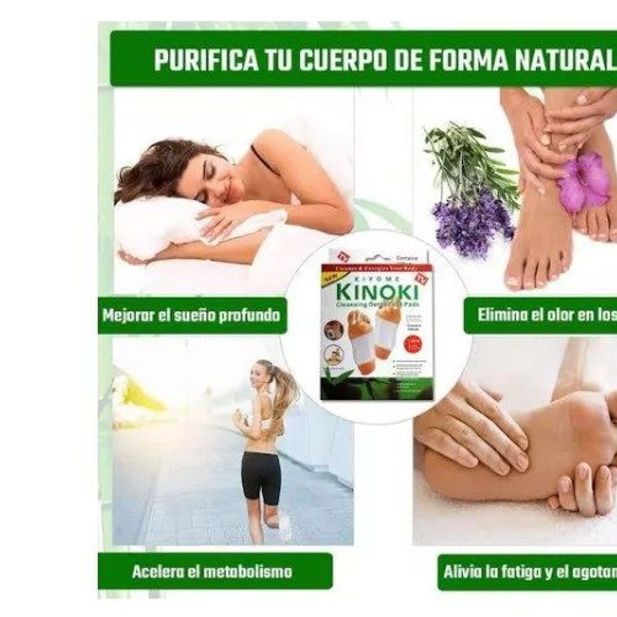 GENERICO - Parches de desintoxicación de pies parche de pie cuidado adelgazante