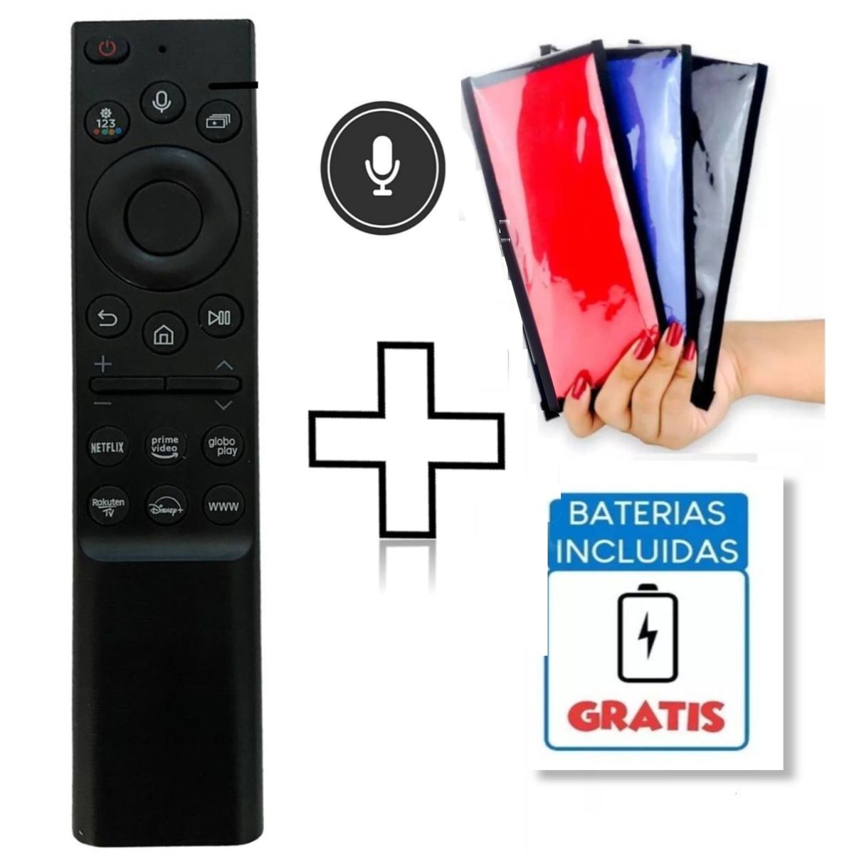 UNIVERSAL - Control Remoto para Tv Samsung Con Comando voz Modelo RM-G2500