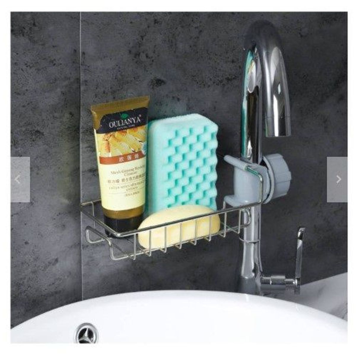 GENERICO - Escurridor Porta Esponjas Jabonera para Lavadero de Cocina Baño