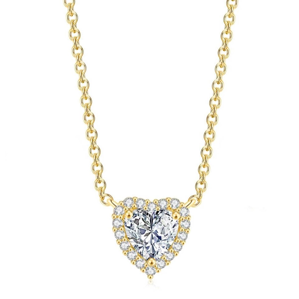 LA TIENDA 88 JOYAS Y ACCESORIOS - La Tienda 88 - Collar Corazon Amor Eterno Bañado Oro 18k - Amarillo