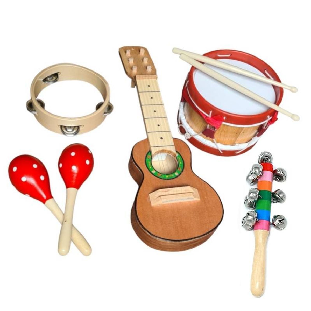GENERICO - Set de 5 instrumentos musicales, para estimulación