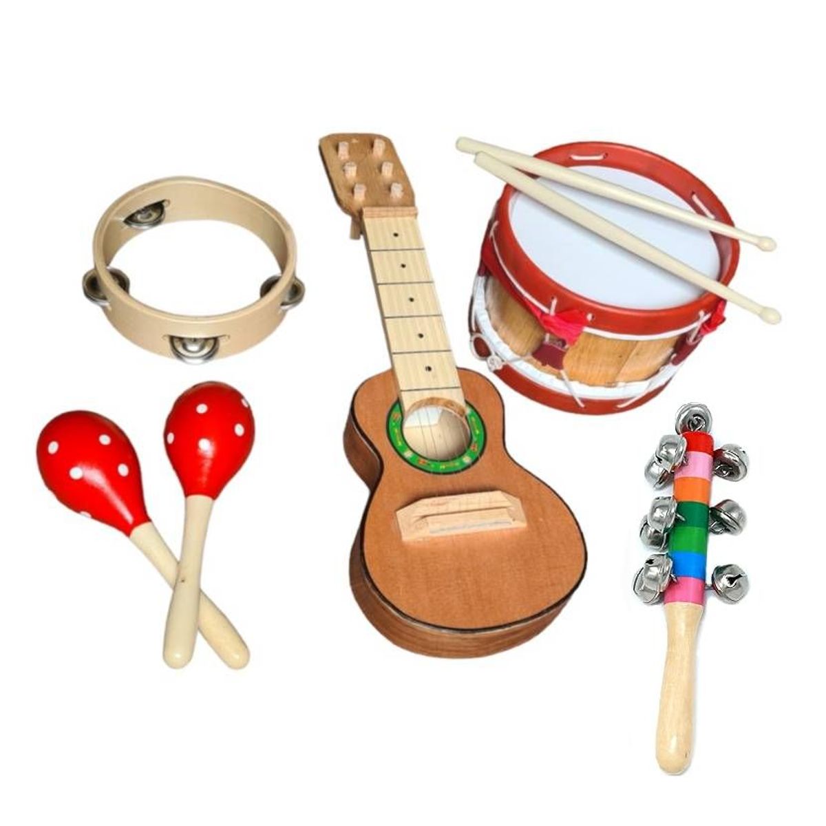 GENERICO - Set de 5 instrumentos musicales, para estimulación