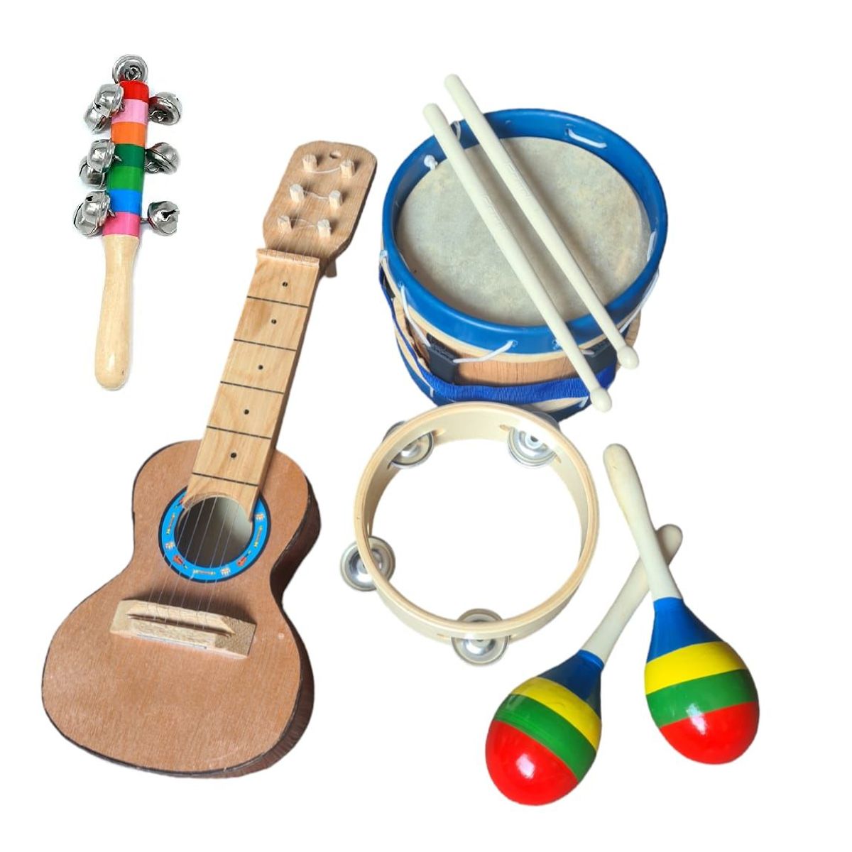 GENERICO - Set de 5 instrumentos musicales, para estimulación