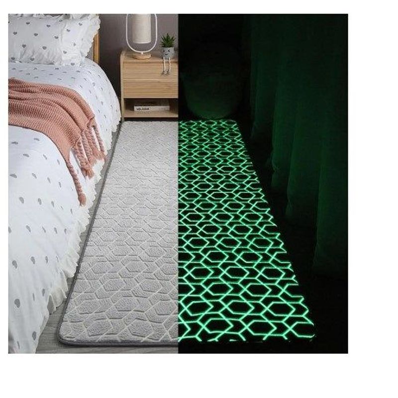 GENERICO - Alfombra luminosa de felpa sala dormitorio