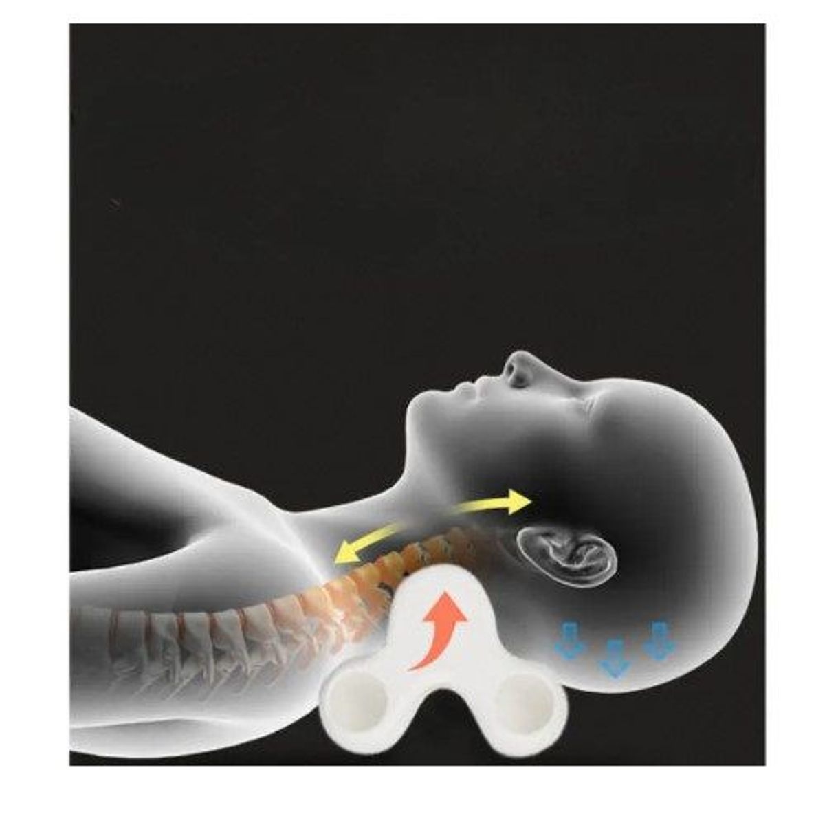 GENERICO - Masajeador cervical cuello hombros y espalda almohada