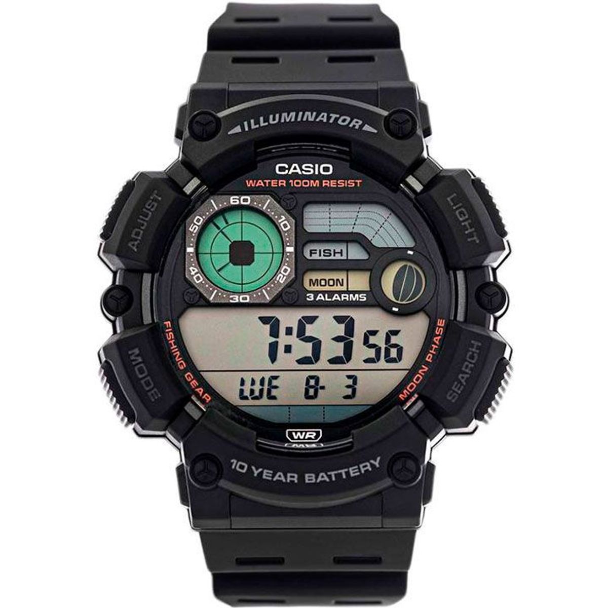 CASIO - Reloj Casio Fishing Gear WS-1500H-1AV