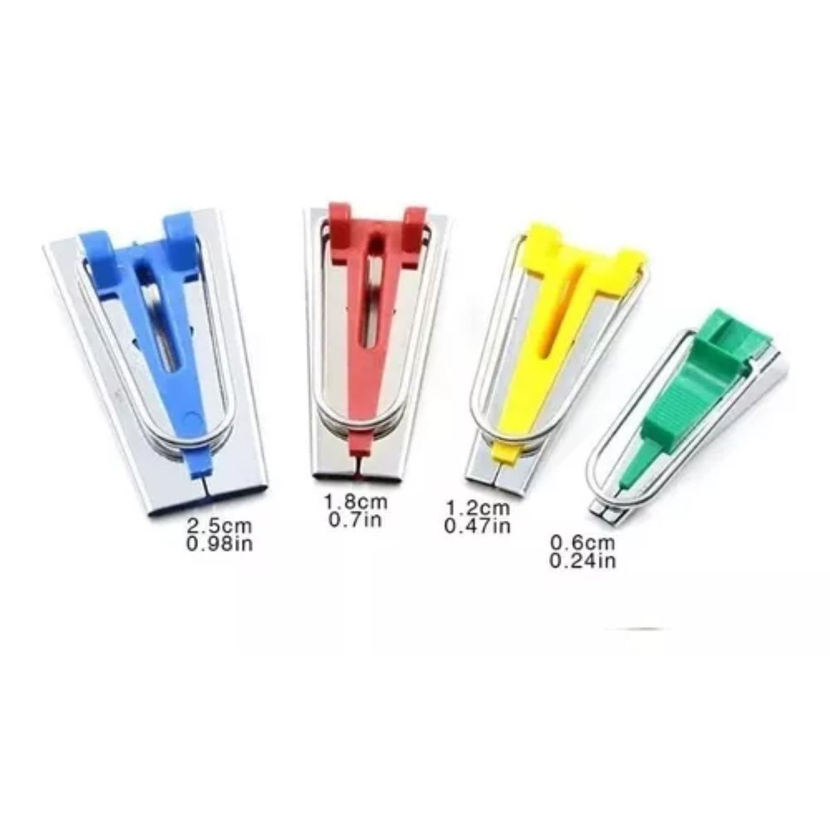 GENERICO - Set Prensatelas Para Hacer Cintas De Bies Sesgo Marcador