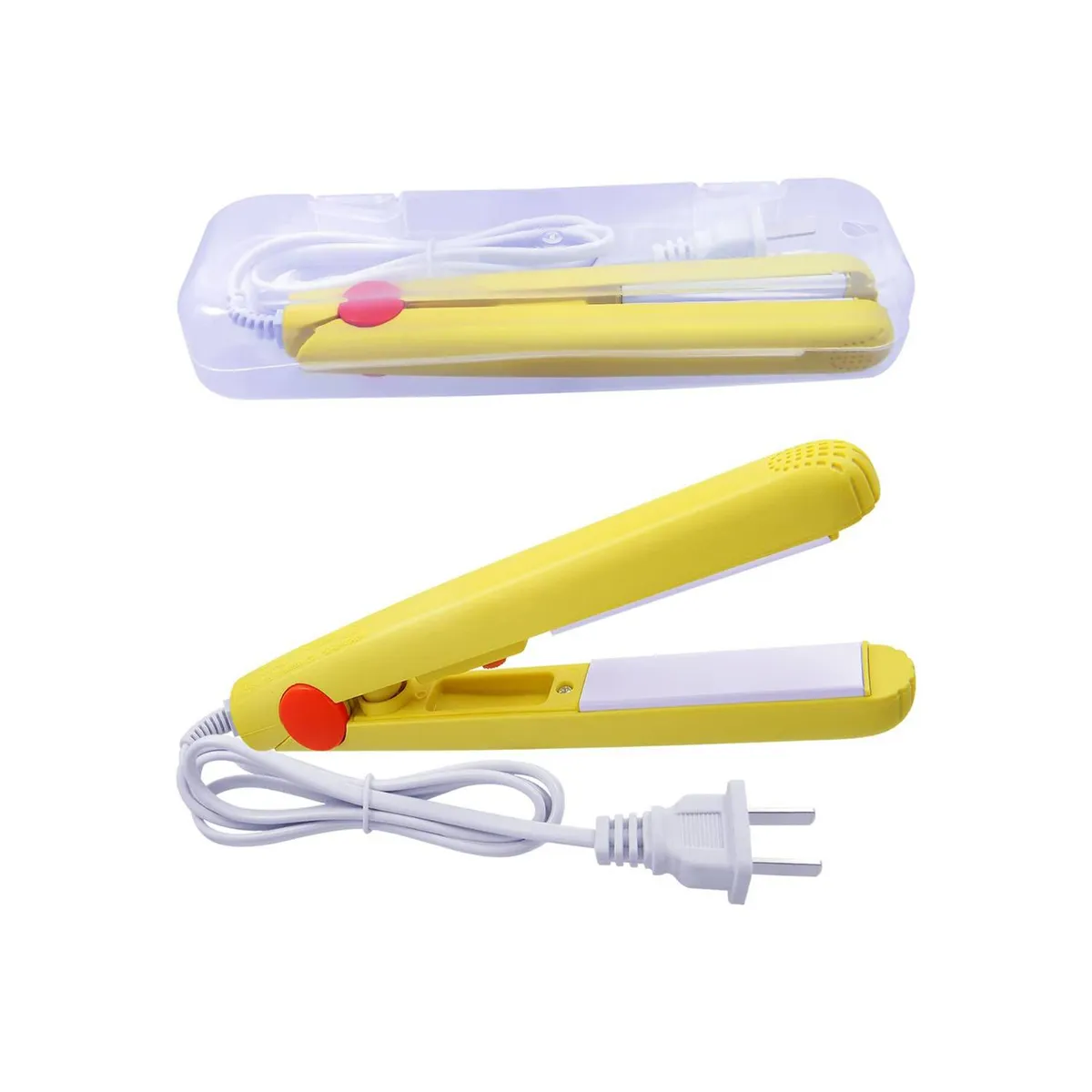 OEM - x2 Mini Planchas Electrica Alisadora De Cabello De Cartera Portatil