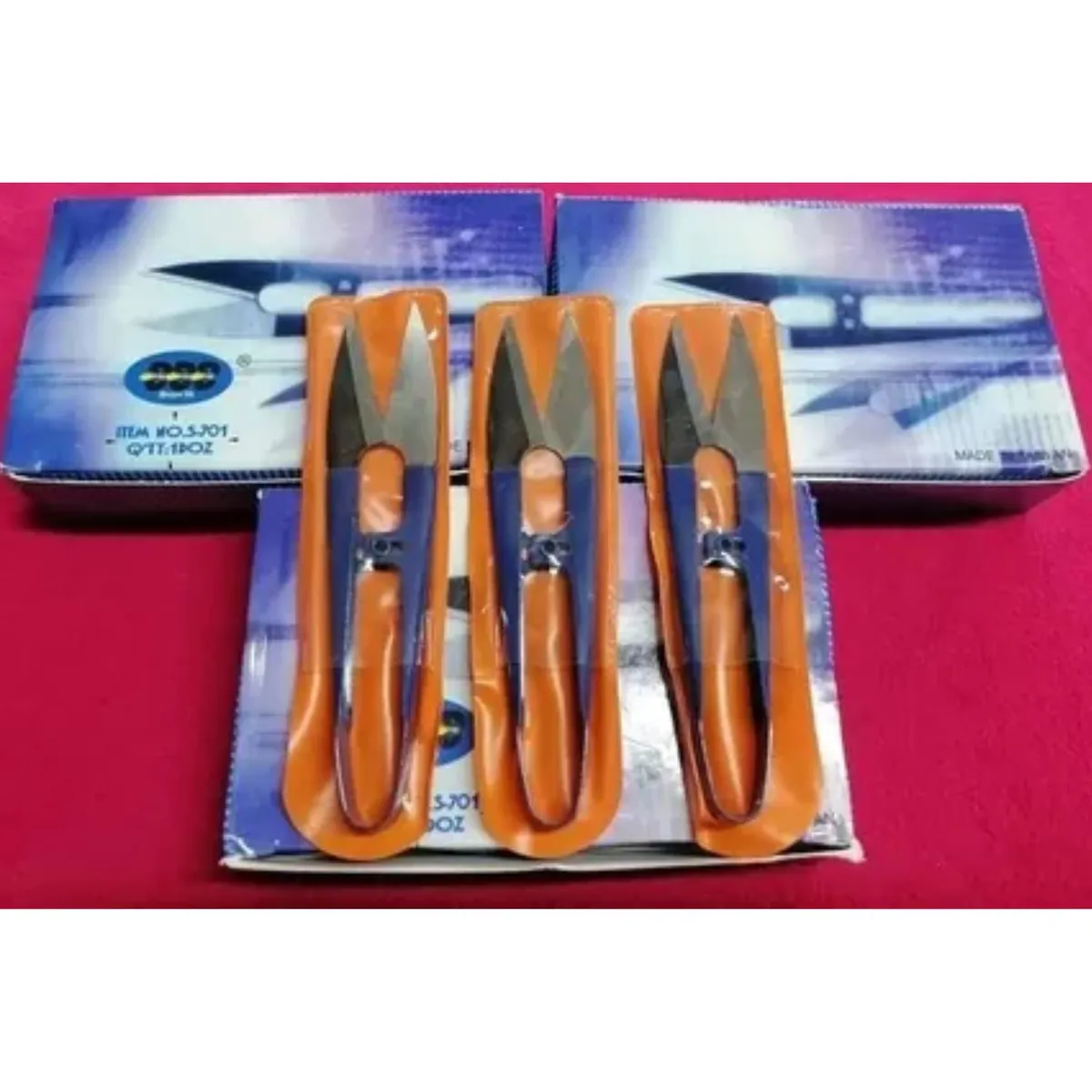 GENERICO - 24 Tijeras Piqueteras Piquete Para Cortar Hilos Costura.