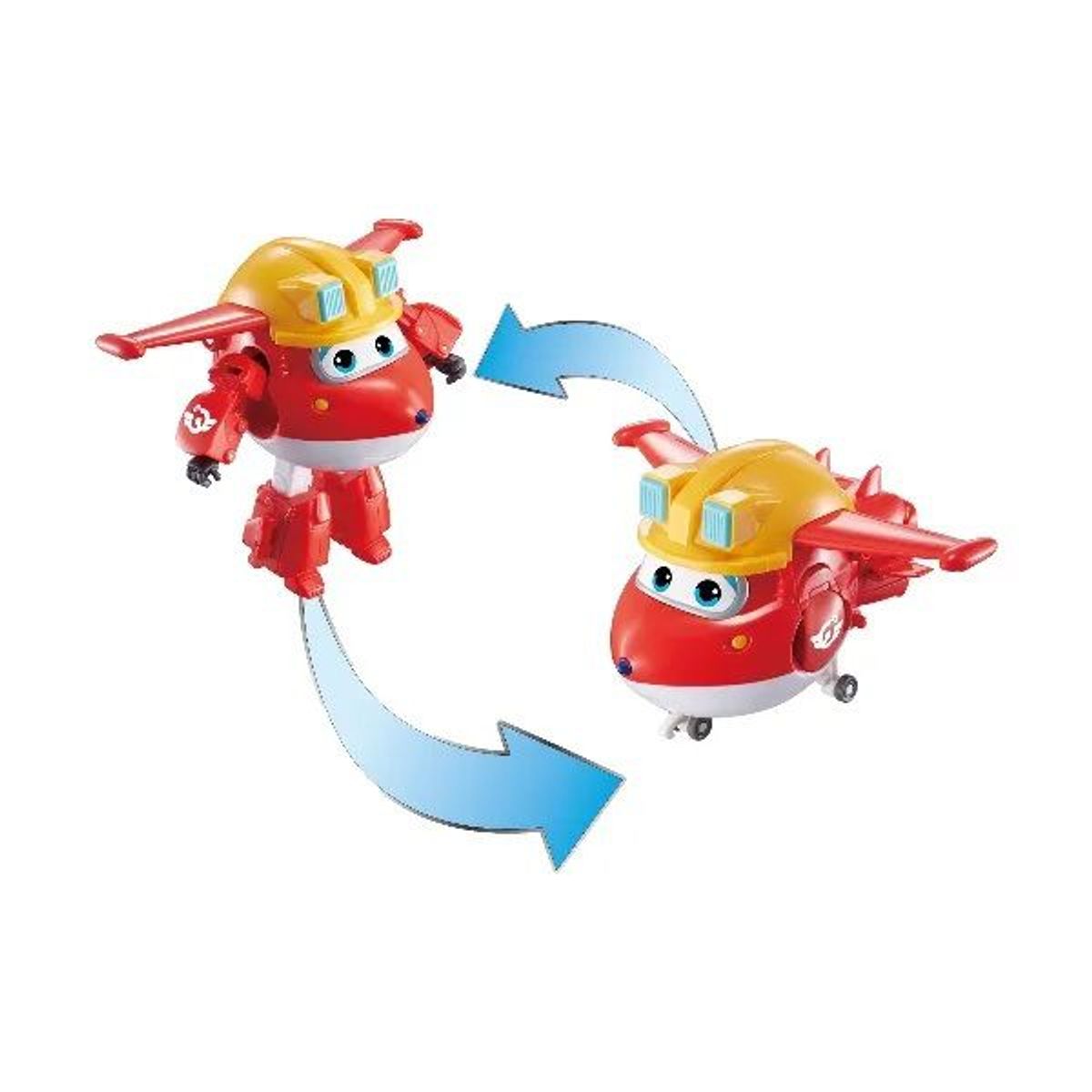 SUPER WINGS - Juguete de Acción Super Wings Transformable Build Jett