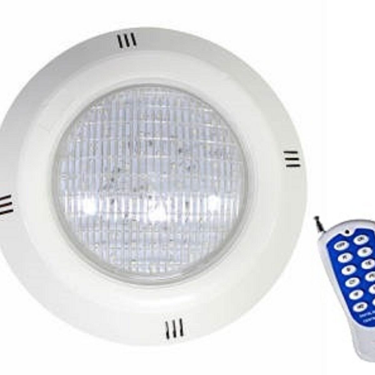 GENERICO - REFLECTOR LED PARA PISCINA ADOSABLE CON CONTROL REMOTO 12V- 24 WATT