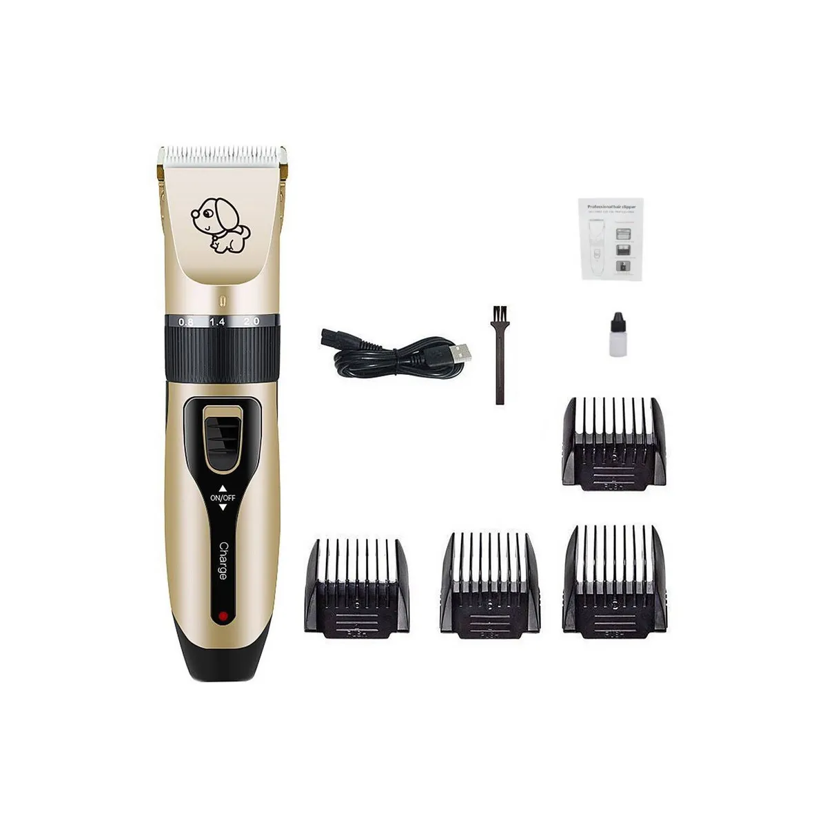 GENERICO - Cortadora Pelo Mascota Inalámbrico