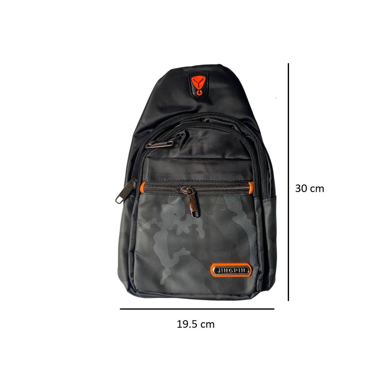 GENERICO - Morral con 4 compartimientos diseño militar Riñonera cruzada