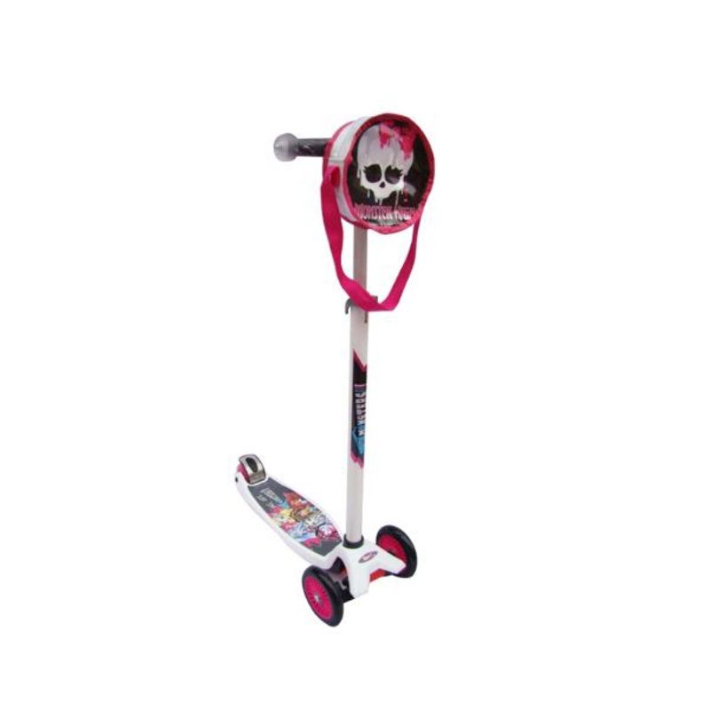GENERICO - Scooter Monster High STR-MH312 Timón Hidráulico Blanco