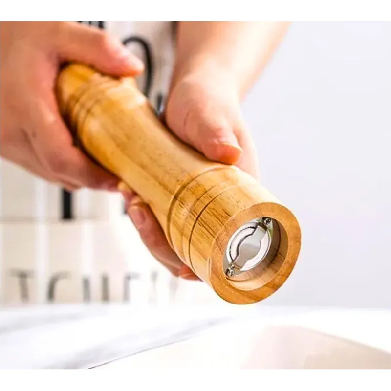 GENERICO - Pimentero Molinillo de sal, especias y pimienta / Madera  27 x 6.5cm