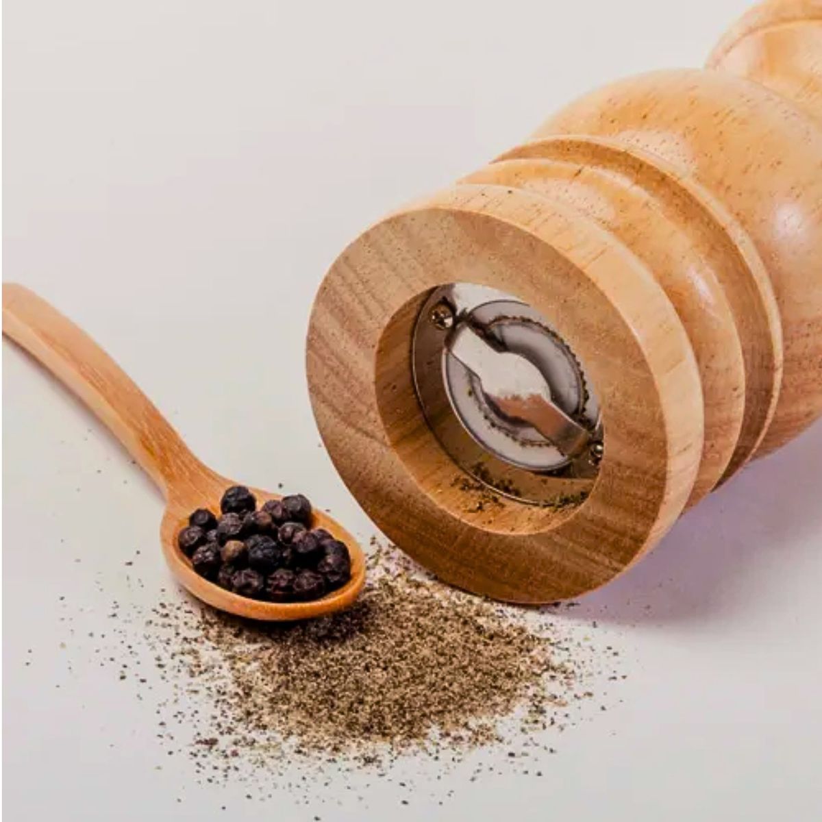 GENERICO - Pimentero Molinillo de sal, especias y pimienta / Madera  27 x 6.5cm