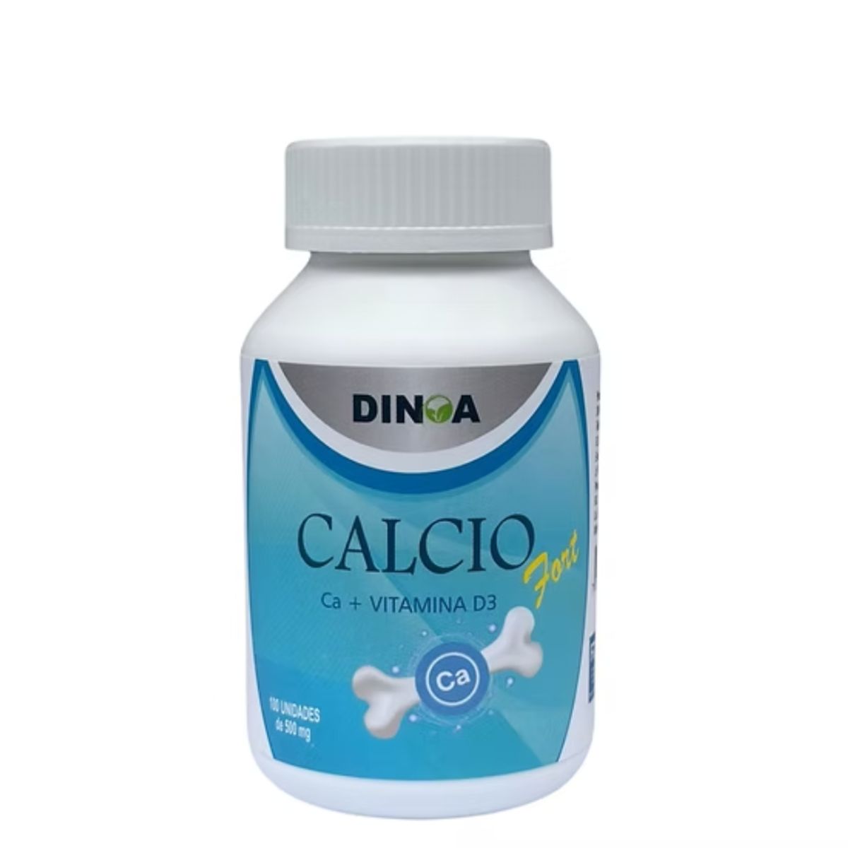 DINOA - Calcio Fort  Cápsula  x 100 Dinoa -Fortalecimiento Óseo -Salud  Muscular