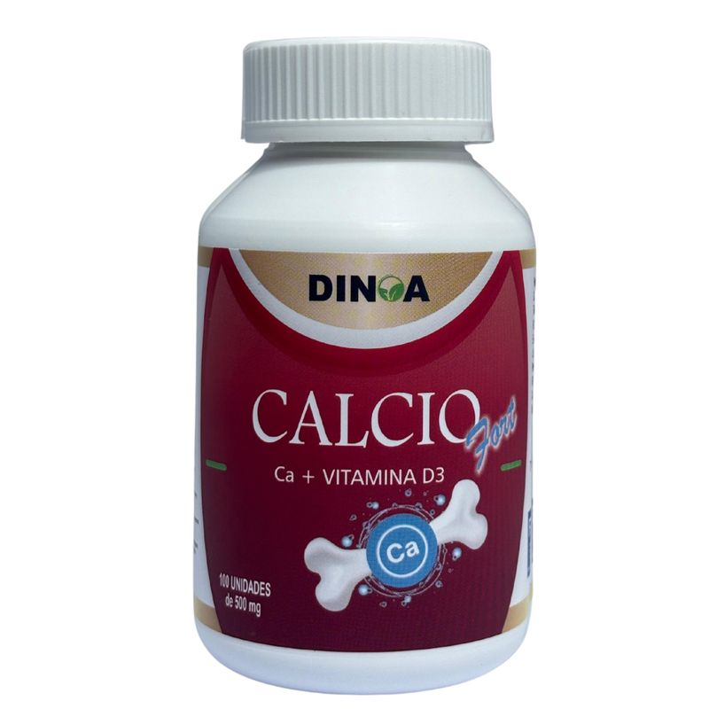 DINOA - Calcio Fort  Cápsula  x 100 Dinoa -Fortalecimiento Óseo y Muscular