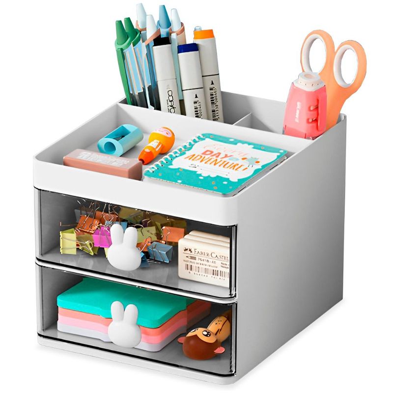 MINARI - Organizador de Oficina Escritorio Porta Lapiceros BL C98