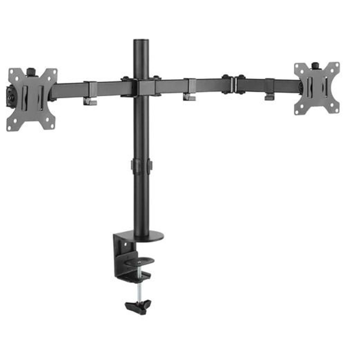 GENERICO - Soporte Rack Monitor Doble de 13 A 32 Pulgadas de Escritorio / Montech