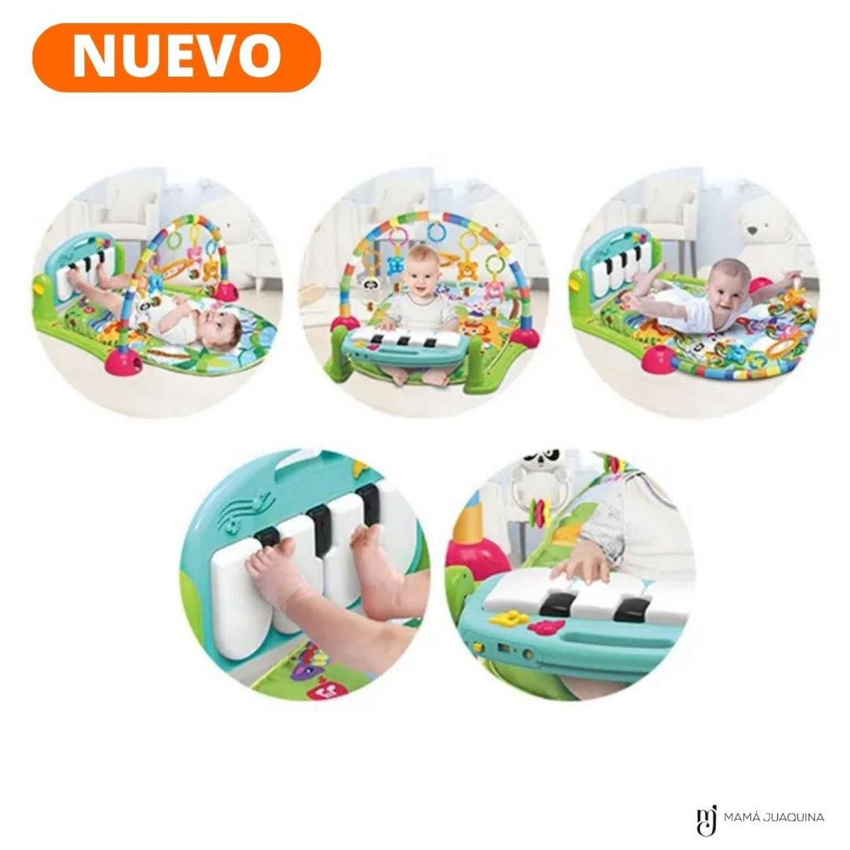 GENERICO - Gimnasio para Bebé «PIANO MONKEY» Green