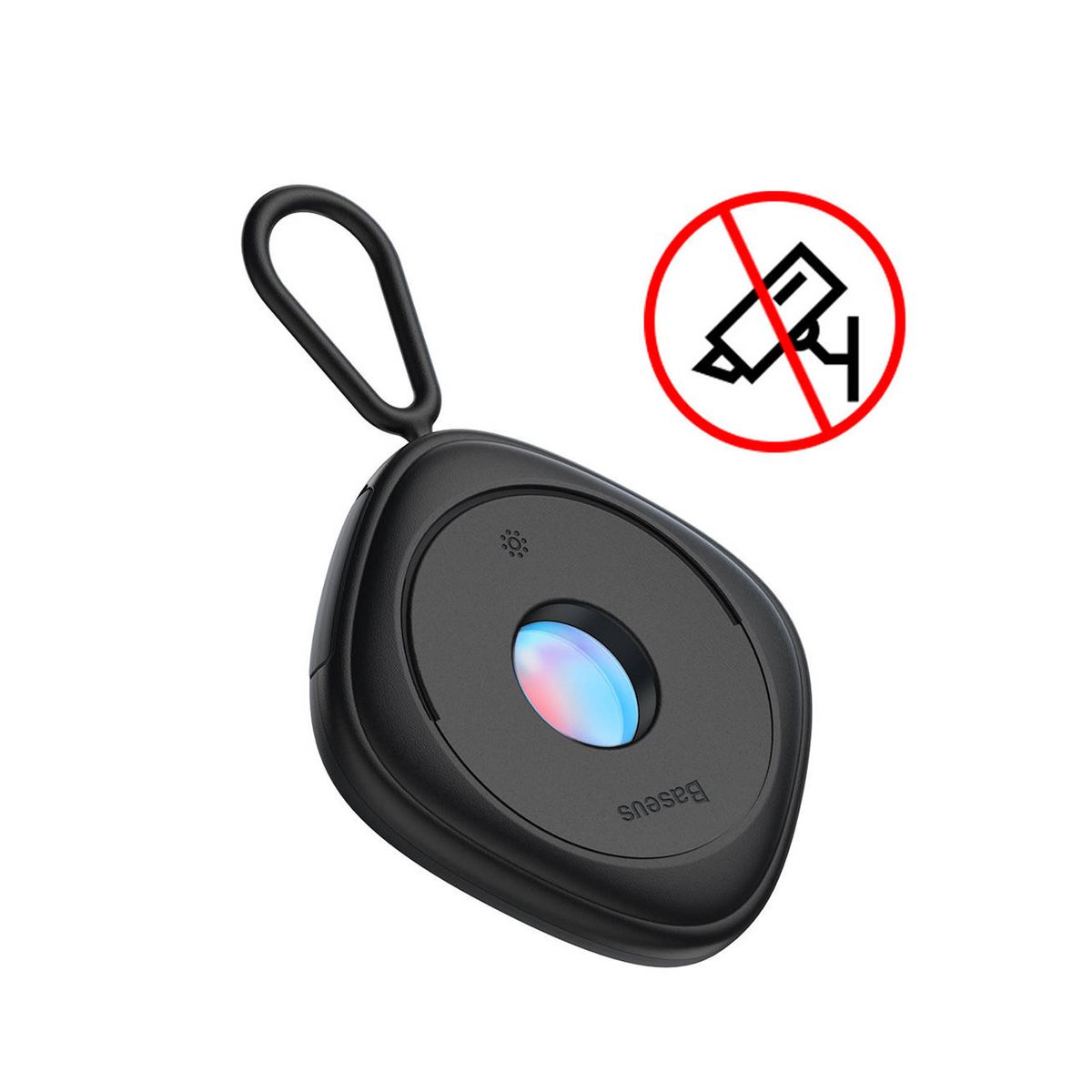 BASEUS - Detector de cámara oculta Heyo negro Baseus BS-HA016