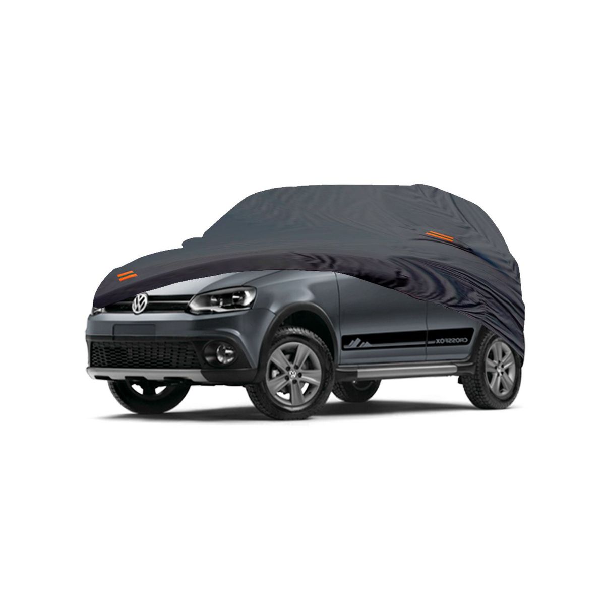 TECGO - PROTECTOR CUBIERTA COBERTOR TIPO VOLKSWAGEN CROSSFOX GRIS