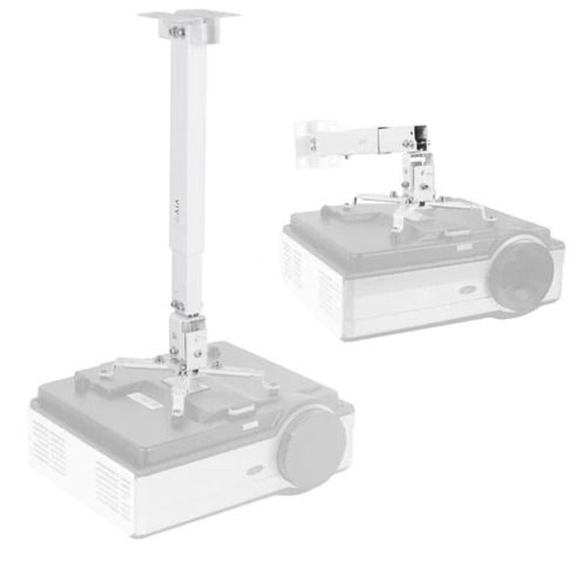 GENERICO - MONTECH - Rack Soporte Para Proyector Para Techo Y Pared - Regulable