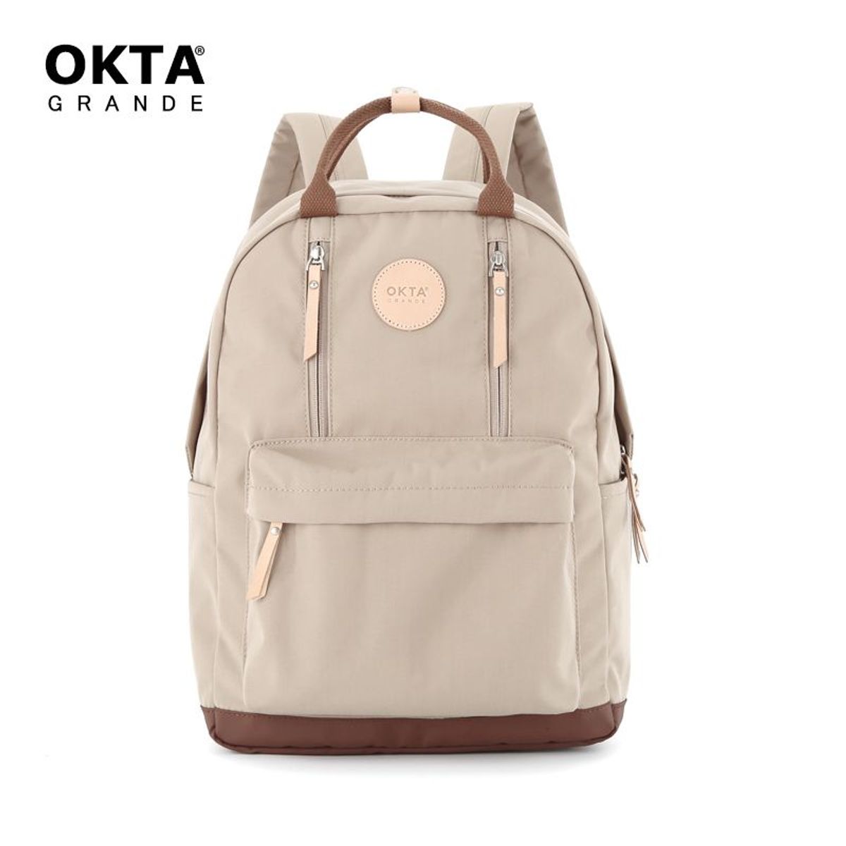 HIMAWARI - Himawari - Mochila escolar o de viaje porta Laptop - Beige