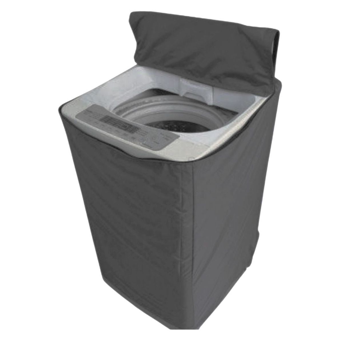 GENERICO - Funda Para Lavadoras Lona Grueso 10-15kg Plomo