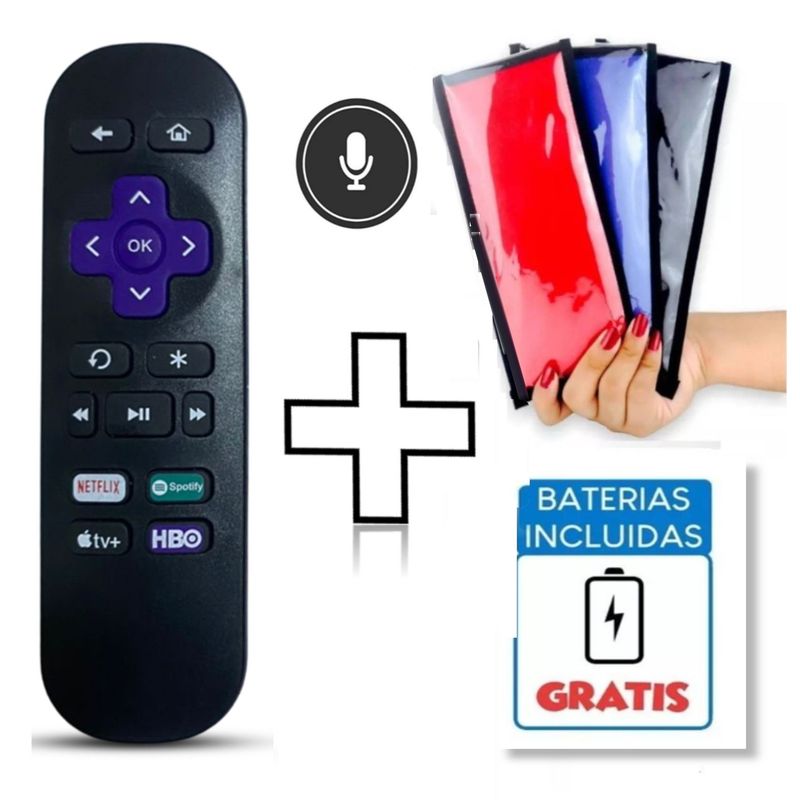 GENERICO - Control Remoto Roku Express Premiere Plus 4k Ultra  Funda