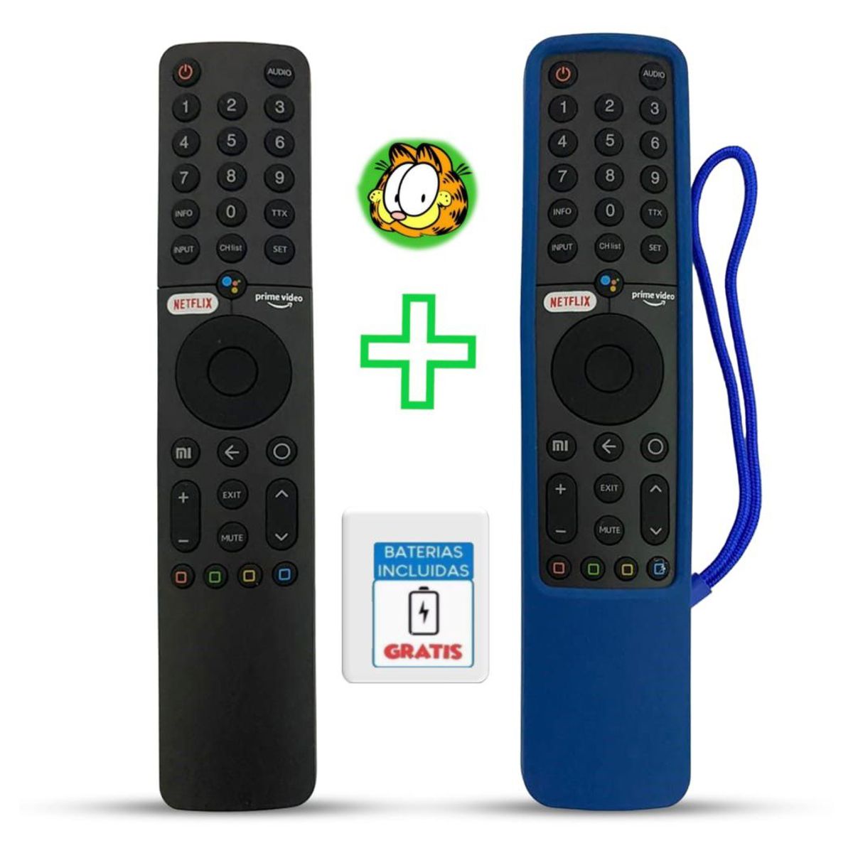 GENERICO - Control Remoto Genérico Para Xiaomi MI TV Modelo XMRM-19  Funda Azul