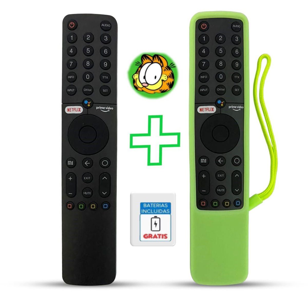 GENERICO - Control Remoto Generico para Xiaomi MI TV Modelo XMRM-19  Funda Verde