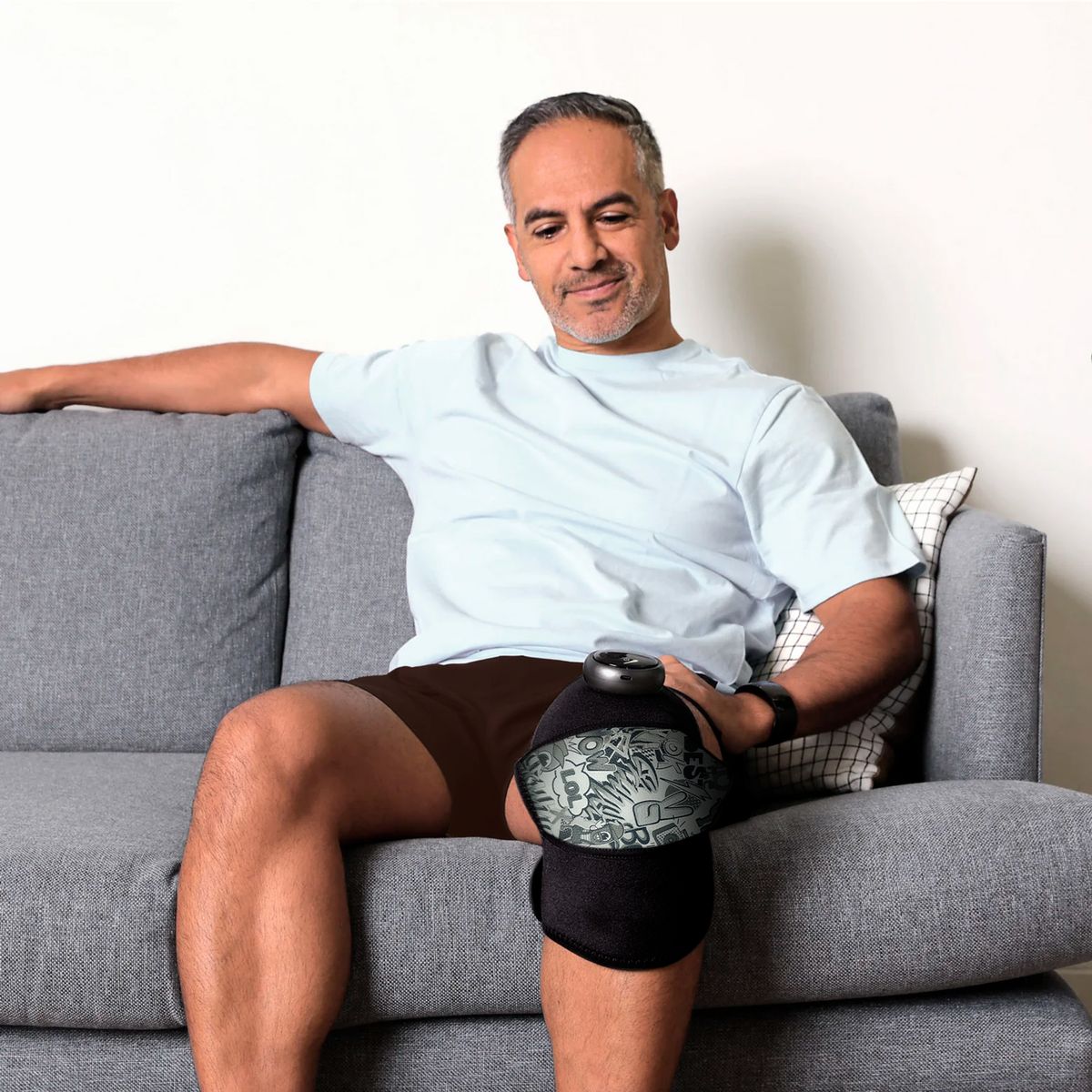 PERUMASSAGE - Masajeador de Rodilla y Codos con Calor Presoterapia y Vibración