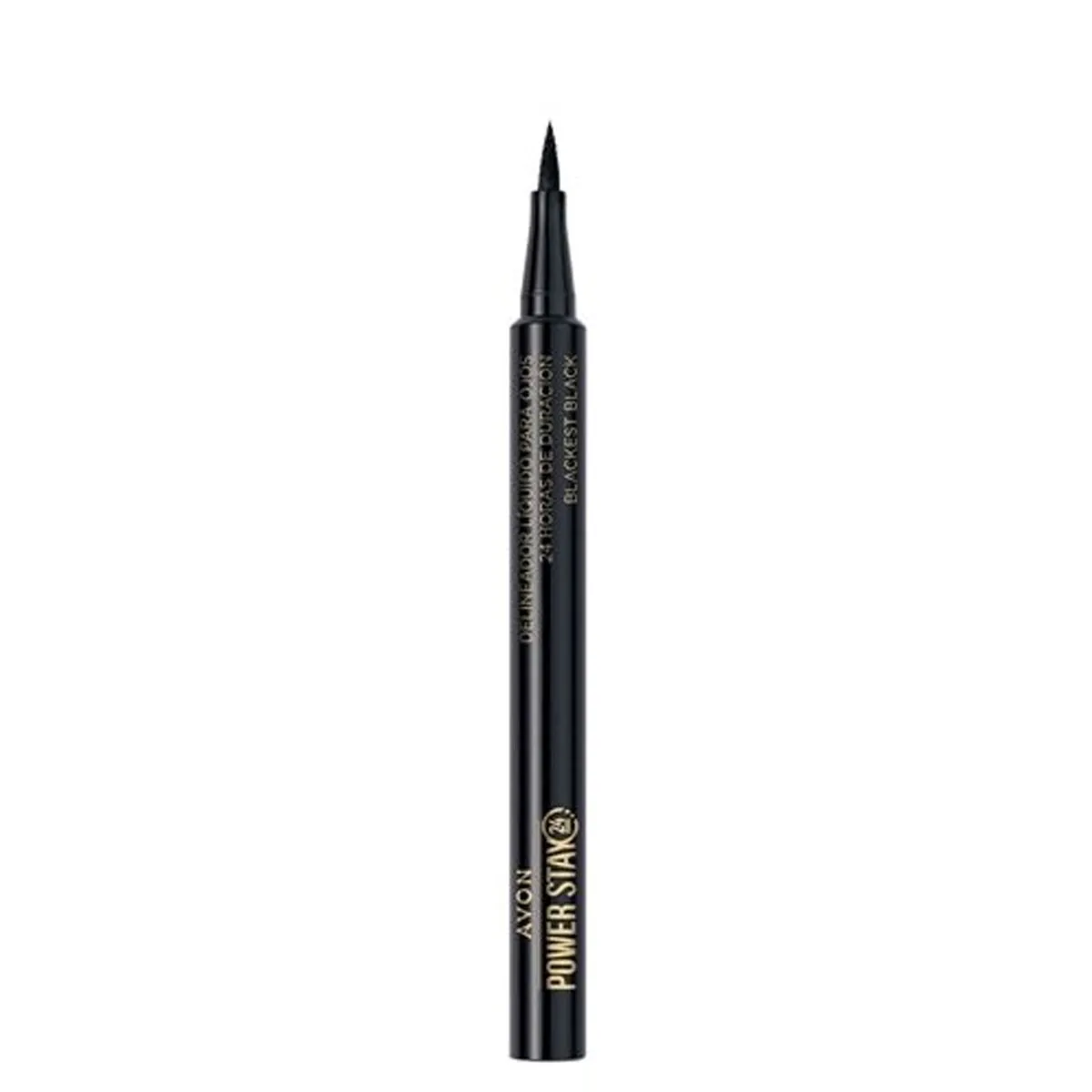 AVON - Delineador Líquido Para Ojos 24h Black Avon Power Stay