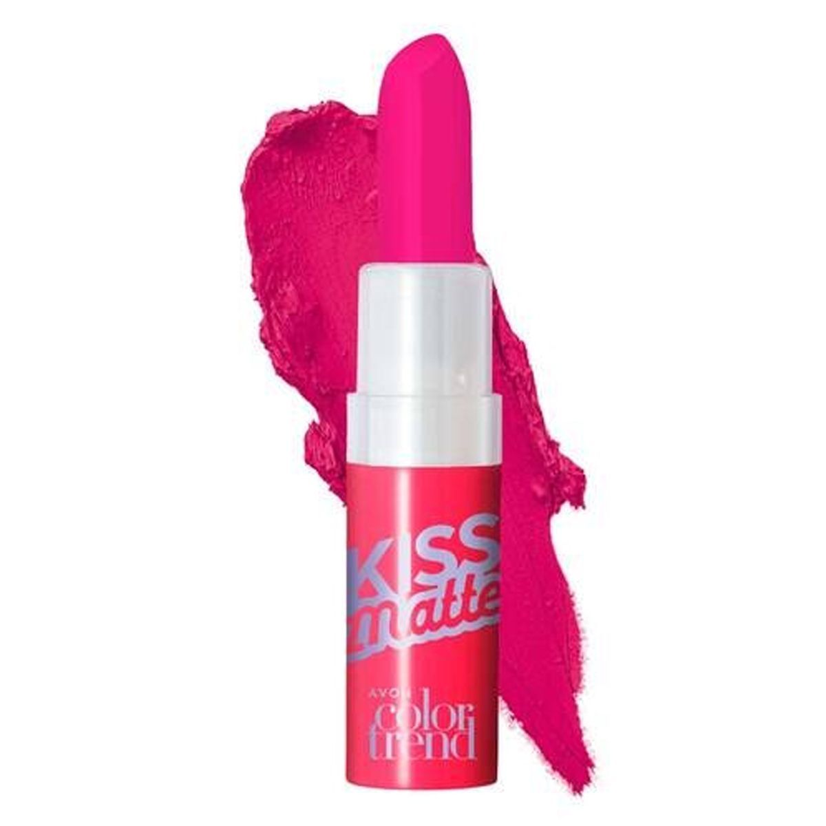 AVON - Lápiz Labial Efecto Mate FPS 15 Rosado Color Trend